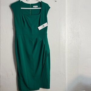 Calvin Klein Green dress  size 8